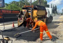 Secretaria de Obras segue trabalhando em diversos bairros do Município