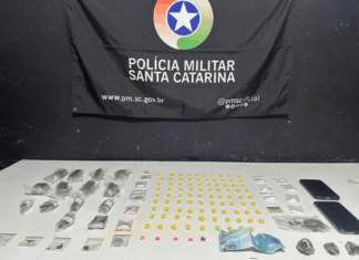 Polícia Militar apreende drogas e detém dois suspeitos por tráfico em Balneário Piçarras