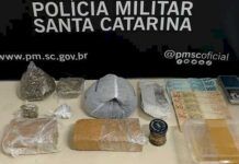 Laboratório de drogas ilegais é desativado em Brusque