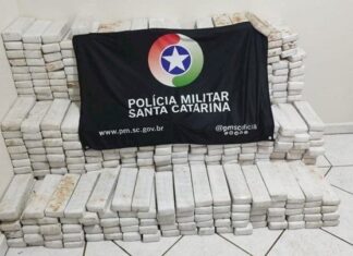 Ações da Polícia Militar apreendem mais de 850 kg de drogas em Santa Catarina em 24h