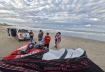 Quatro redes de pesca ilegais são recolhidas no litoral de Navegantes