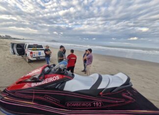 Quatro redes de pesca ilegais são recolhidas no litoral de Navegantes