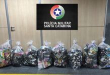 Polícia Militar apreende cigarros eletrônicos contrabandeados em Navegantes