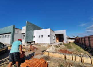 Obra da UBS Areia Branca é retomada no bairro Itajuba