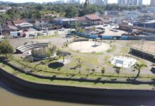 Secretaria de Obras de Balneário Piçarras inicia manutenção e revitalização de praças públicas