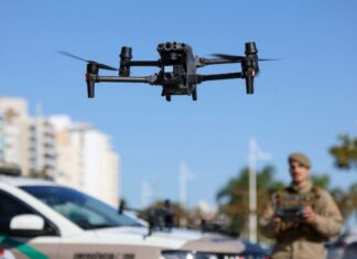 Drones com reconhecimento facial da PMSC identificam foragido da Justiça em Balneário Camboriú