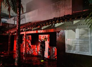 Incêndio atinge residência em Balneário Piçarras