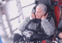 Aos 88 anos, “Vó Basti” encara queda livre de 100 metros no Beto Carrero World e emociona a família