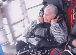 Aos 88 anos, “Vó Basti” encara queda livre de 100 metros no Beto Carrero World e emociona a família