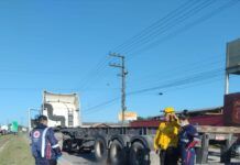 Ciclista morre atropelado por caminhão na BR-470 em Navegantes