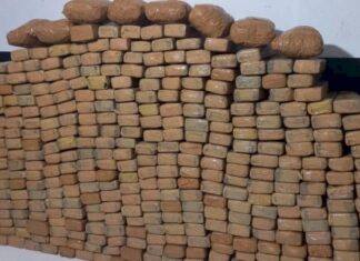 Carro com placas clonadas é apreendido com quase 300 kg de maconha em Itajaí