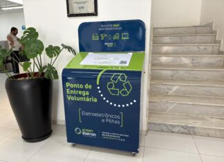IMP disponibiliza contentores para eletrônicos, pilhas e baterias em prédios públicos