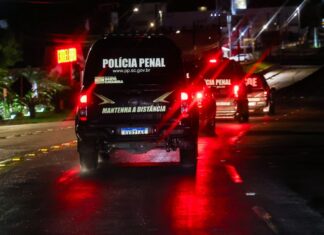 Operação da Polícia Penal conclui com segurança transferência de 24 presos de SC para Mato Grosso do Sul