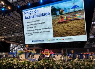 Projeto da Praça de Acessibilidade de Balneário Piçarras é premiada no Prêmio Fecam – Práticas de Excelência 2025