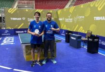 Atleta navegantino conquista medalha de prata na Copa Brasil de Tênis de Mesa