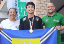 Atleta de Balneário Piçarras conquista ouro na OLESC 2025