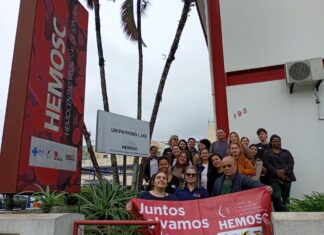 Projeto Doação Legal leva voluntários de Barra Velha para doar sangue em Joinville