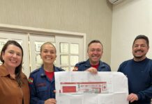 Corpo de Bombeiros Militar recebe projeto para construção do quartel próprio