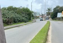 Furto de fiação prejudica iluminação pública no centro de Barra Velha