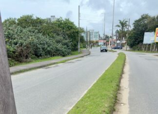 Furto de fiação prejudica iluminação pública no centro de Barra Velha