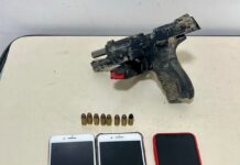 Carro roubado é recuperado e arma apreendida na BR-470