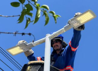 Iniciada modernização da iluminação pública em Penha