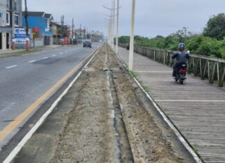 Navetran orienta sobre uso compartilhado do deque da beira-mar em dias de chuva
