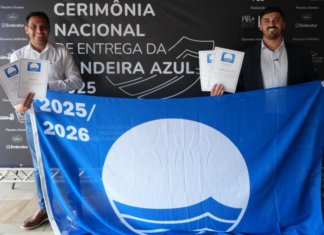 Balneário Piçarras participa de cerimônia de entrega do Programa Internacional Bandeira Azul e se prepara para a temporada 25/26