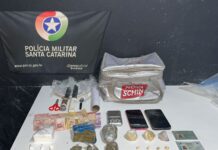 Polícia Militar de Luiz Alves realiza série de prisões e apreensões em operações contra o crime