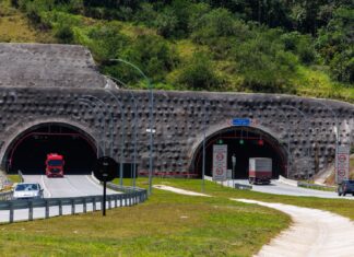 Contorno de Florianópolis terá bloqueio para manutenção nos túneis