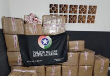 Mais de 700 kg de maconha são apreendidos durante operação na BR-101 entre Penha e Balneário Piçarras