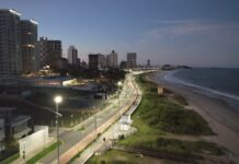 Obra de urbanização na Orla Norte recebe iluminação de LED em todo trecho