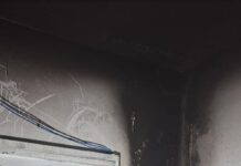 Casa pega fogo no bairro Nossa Senhora de Fátima em Penha