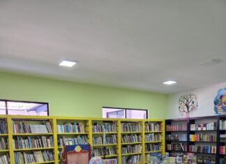 Inauguração da reforma da biblioteca “Cantinho da Leitura” na Escola Básica Municipal Professora Antônia Gasino de Freitas