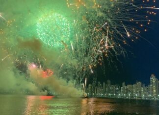 Confira como será a queima de fogos no Réveillon de Balneário Camboriú