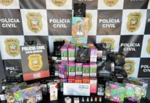 Polícia Civil prende mulher em flagrante por comercializar cigarros eletrônicos e medicamentos para emagrecimento pela internet