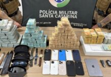 Polícia Militar cumpre mandado de prisão e apreende mais de R$ 5 milhões