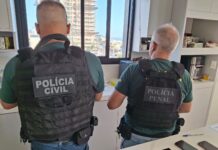 GAECO cumpre mandado de busca e apreensão em Balneário Piçarras em apoio ao GAECO do MPMS