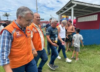 Governador Jorginho Mello anuncia cerca de R$ 5 milhões para obras e ações emergenciais em Balneário Barra do Sul