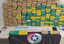 Casal é preso com mais de 200 kg de maconha