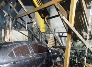 Incêndio atinge borracharia no bairro Cordeiros, em Itajaí
