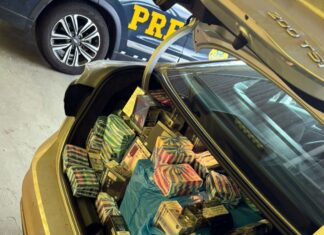 PRF intercepta carga ilegal de medicamentos e cigarros eletrônicos em Joinville