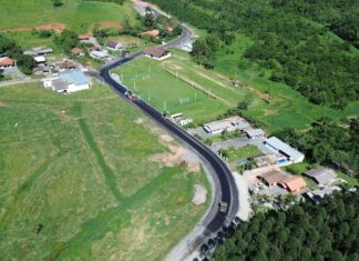 Rua Bernardino Hilário Santana no Morro Alto recebe pavimentação asfáltica