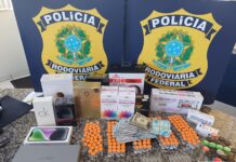 Carga ilegal de anabolizantes e remédios para emagrecer é apreendida em Joinville