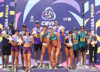 Navegantes coroa campeões da primeira etapa do Circuito Brasileiro de Vôlei de Praia