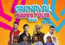 Confira a programação para o Barra Folia 2026