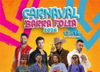 Confira a programação para o Barra Folia 2026