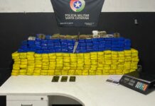 Polícia apreende mais de 140 quilos de maconha e prende dois homens em Nossa Senhora de Fátima