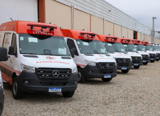 Penha recebe ambulância para implantação do SAMU