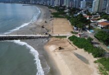 Obra de alargamento da Praia Central de Balneário Piçarras será ampliada em mais 400 metros